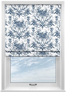 Laura Ashley Tuileries, Midnight - Roman Blind